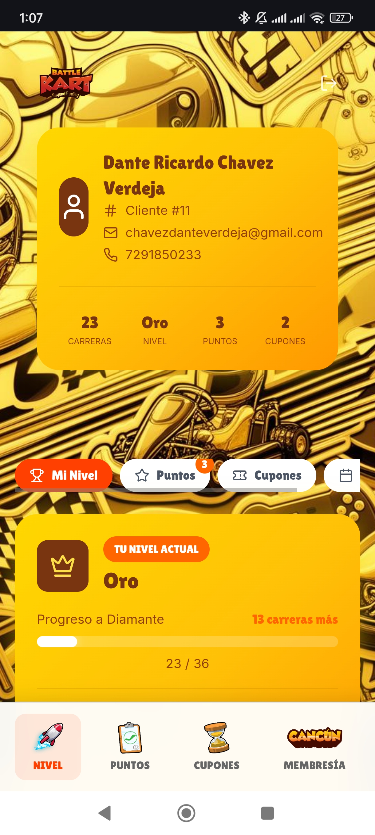 Screenshot 4 of Go-Kart Zen Loyalty System